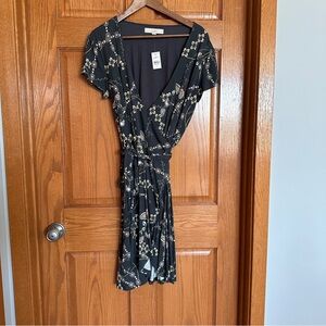 The Loft Patterened Wrap Dress